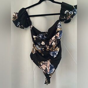 Floral bodysuit